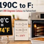 If you are wondering what is 190 C in Fahrenheit, the simple answer is 190°C = 374°F.