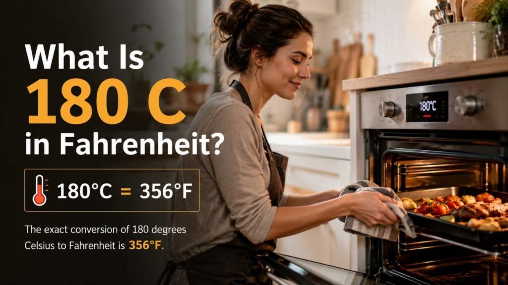 If you need to convert 180 C to Fahrenheit, the answer is simple: 180°C equals 356°F.