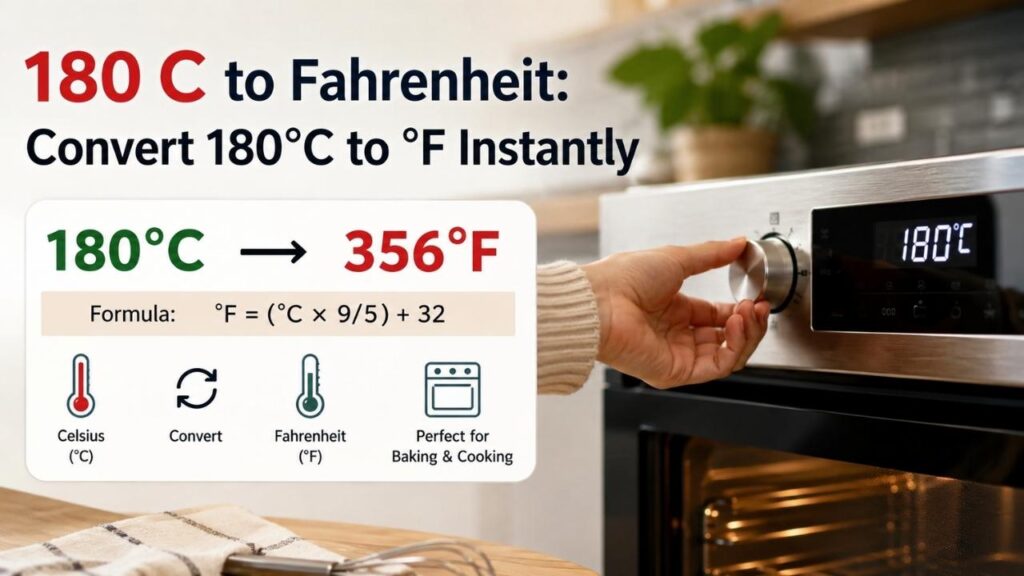 What Is 180 C in Fahrenheit?