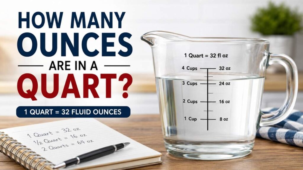 If you've ever followed a recipe, filled a container, or converted ingredients, you may have wondered how many ounces in a quart.