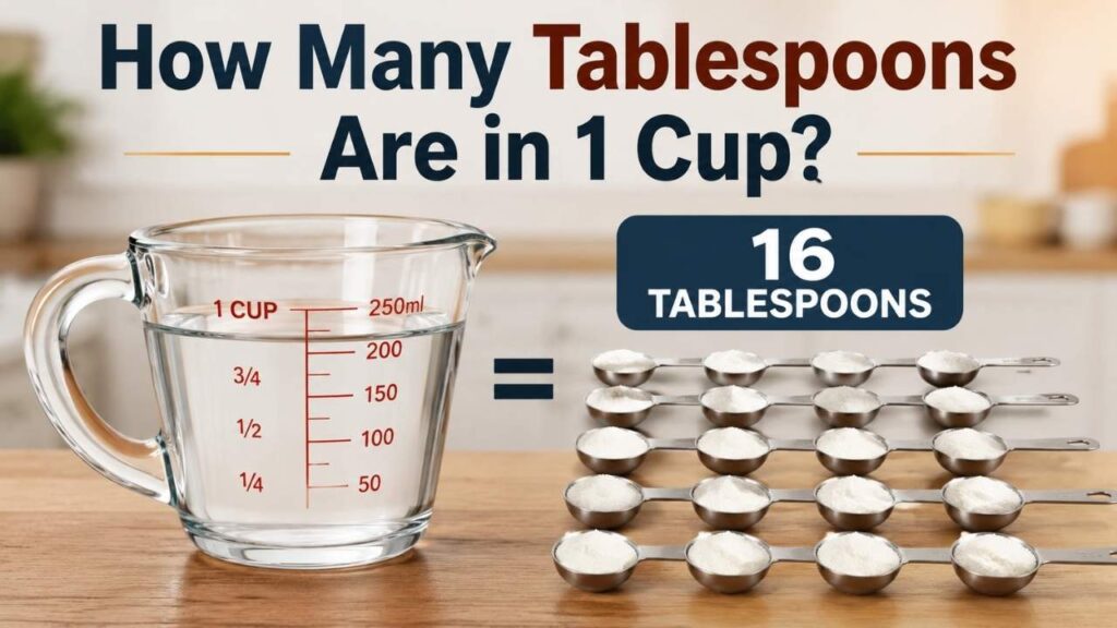 How Many Tablespoons Are in 1 Cup?