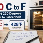 Many people search for 220 C to F, 220 Celsius to Fahrenheit, or convert 220 C to F when they come across a recipe that uses a different temperature scale.