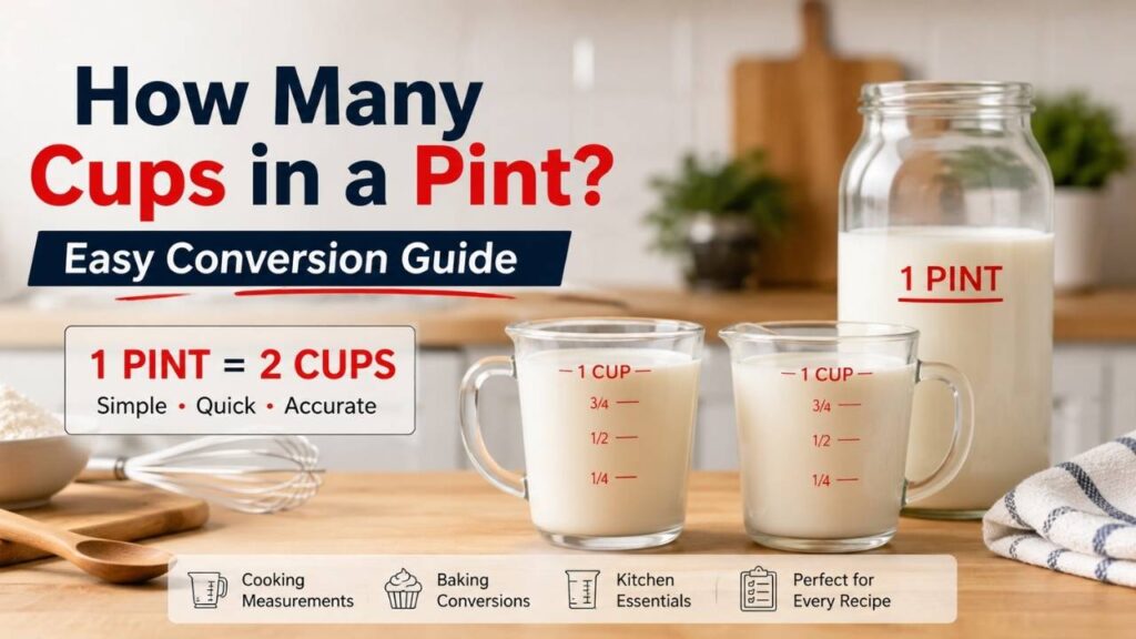 If you've ever wondered how many cups in a pint, you're not alone.