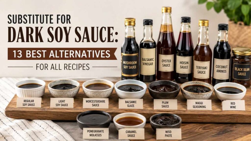 Whether you are making fried rice, stir-fries, noodle dishes, or a flavorful marinade, several ingredients can work as an excellent substitute for dark soy sauce.