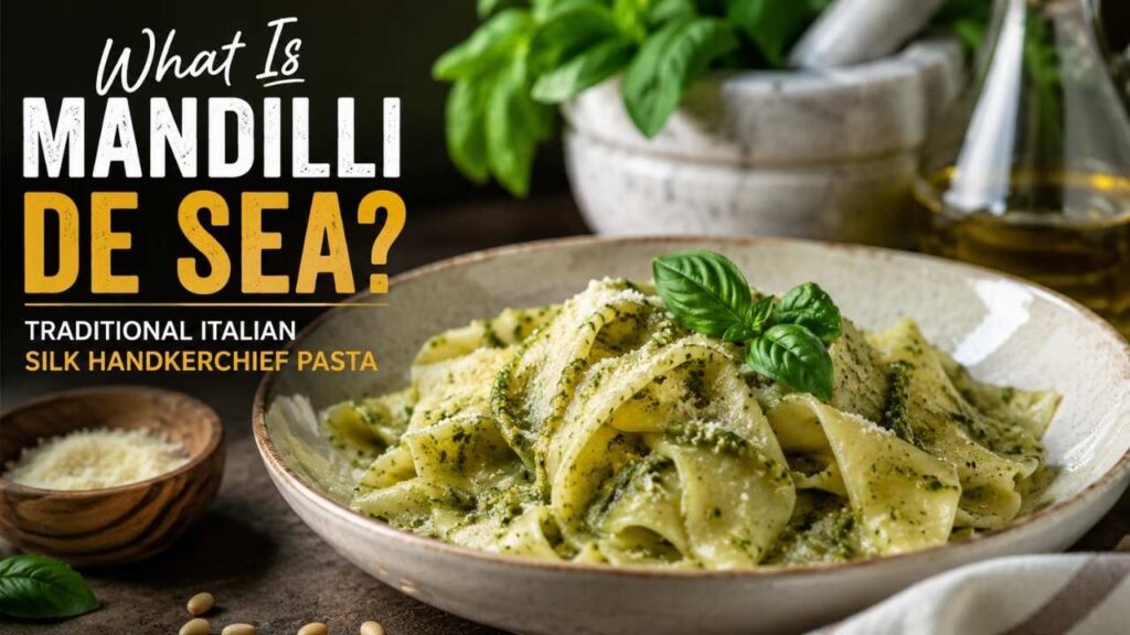 One of the most fascinating is Mandilli De Sea, a delicate Ligurian pasta often called Silk Handkerchief Pasta.
