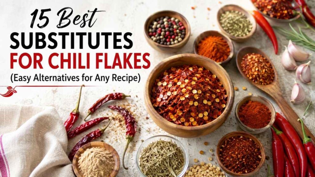 Finding the best substitutes for chili flakes depends on what you need most: heat, flavor, color, or texture.