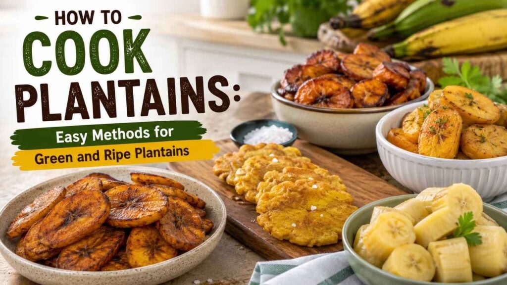 If you are wondering how to cook plantains, you are not alone. Many people see plantains at the grocery store but are unsure how to prepare them at home.