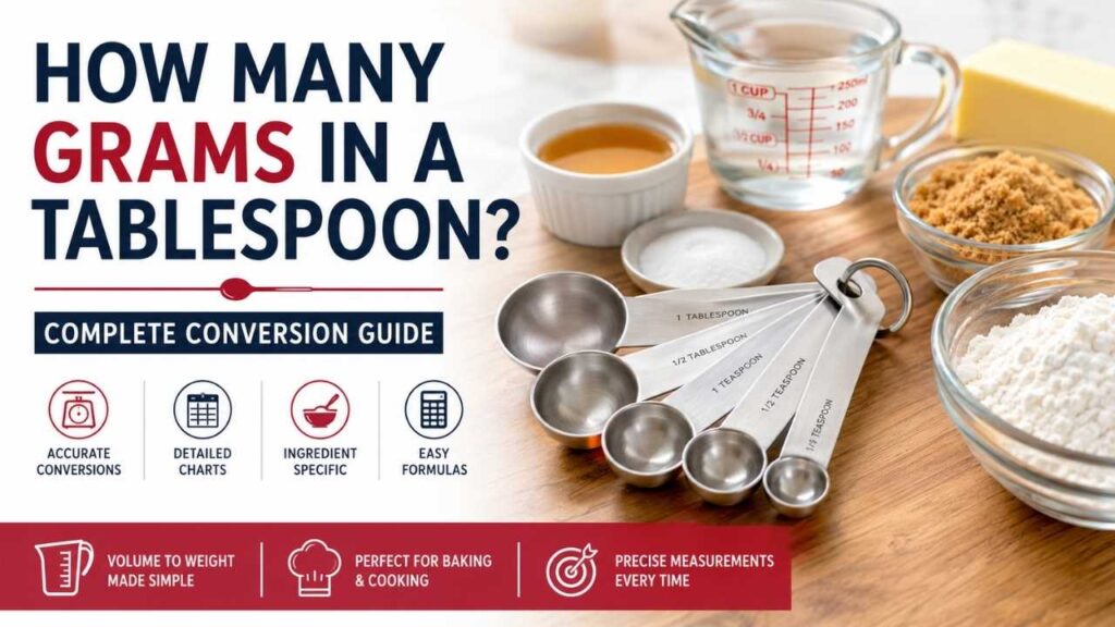 If you have ever wondered how many grams in a tablespoon, you are not alone.