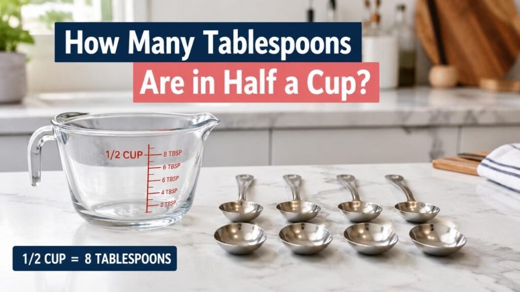 How Many Tablespoons Are in Half a Cup?