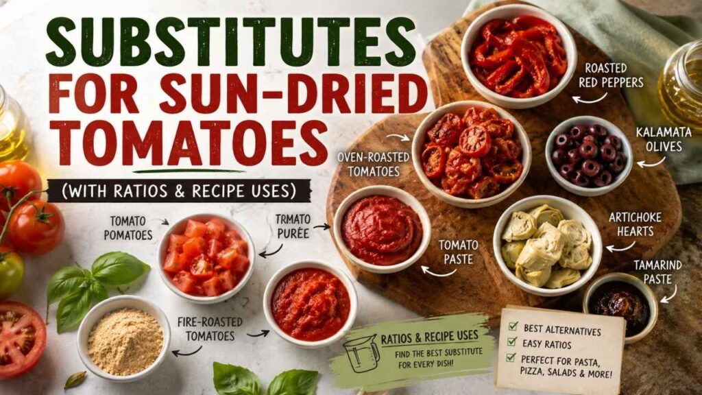 Looking for the best substitutes for sun-dried tomatoes? Whether you ran out of them while cooking or simply need a different ingredient, there are several excellent options that can deliver a similar flavor and texture.