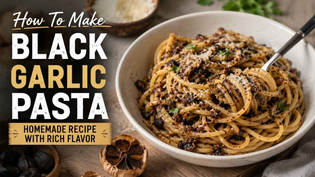 If you want to make a pasta dish with a deep, rich, and unique flavor, black garlic pasta is a recipe worth trying.