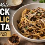 If you want to make a pasta dish with a deep, rich, and unique flavor, black garlic pasta is a recipe worth trying.