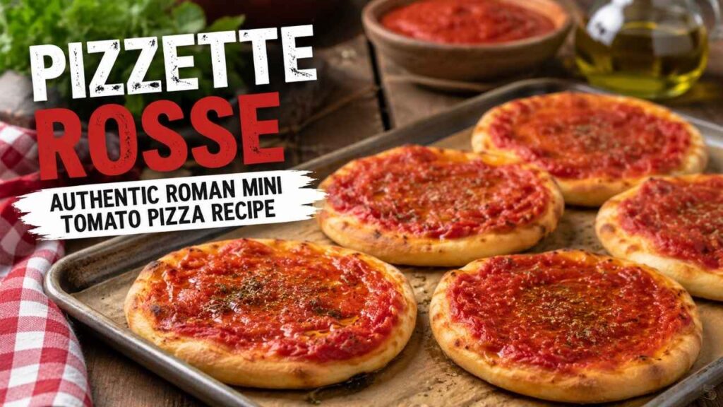 If you love simple Italian food, Pizzette Rosse are a recipe worth trying.