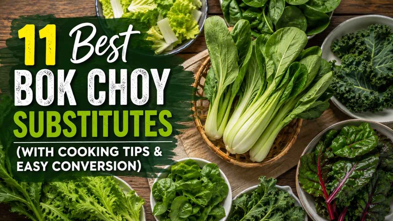 There are many bok choy substitutes that can give you a similar taste and texture.