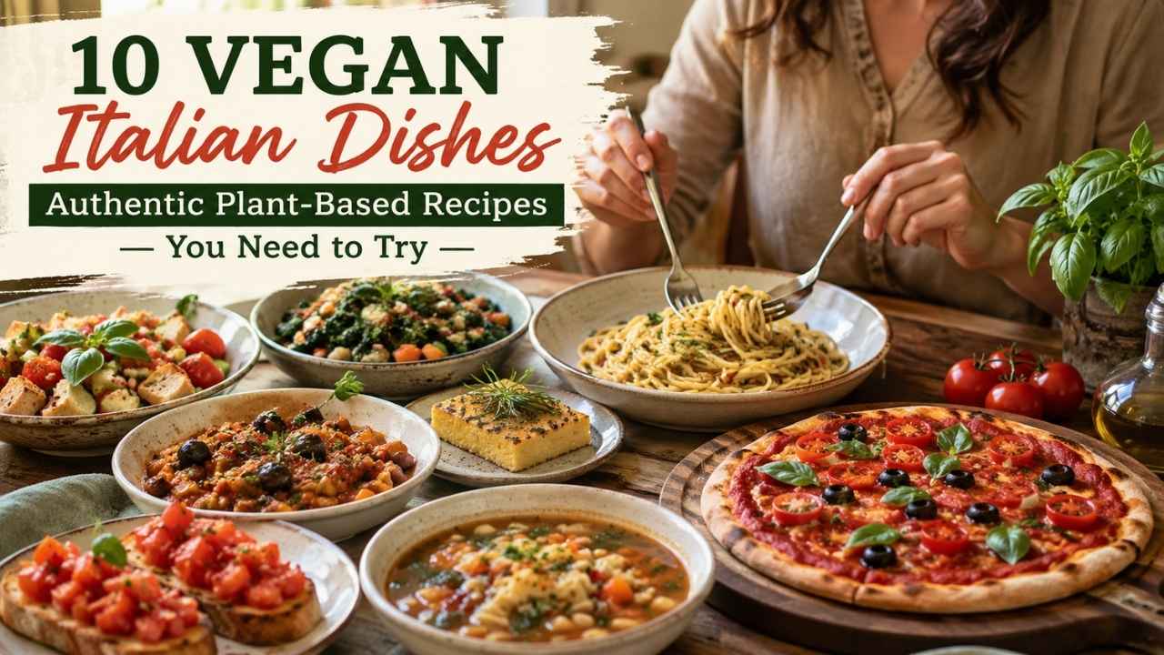 In this guide, you'll discover 10 vegan Italian dishes, learn where they come from, and find helpful cooking tips to enjoy the true taste of Italy at home.