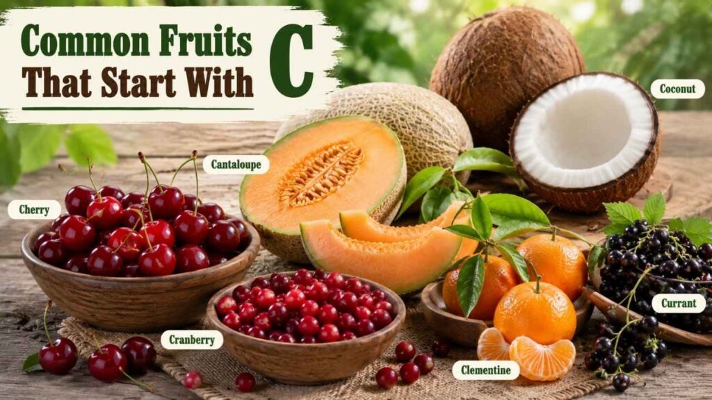Common Fruits That Start With C