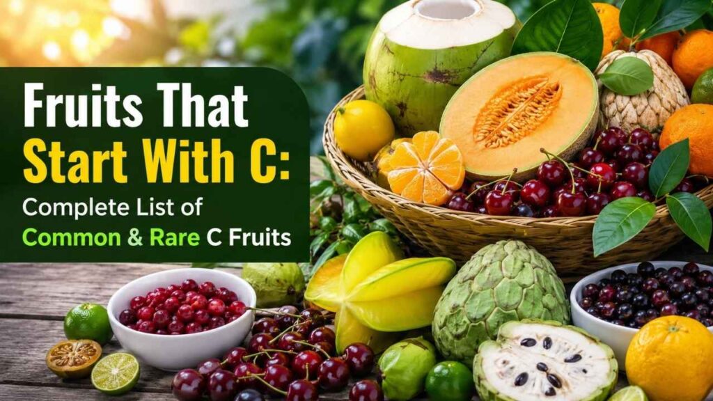 Fruits that start with C include many delicious, colorful, and interesting varieties from around the world.