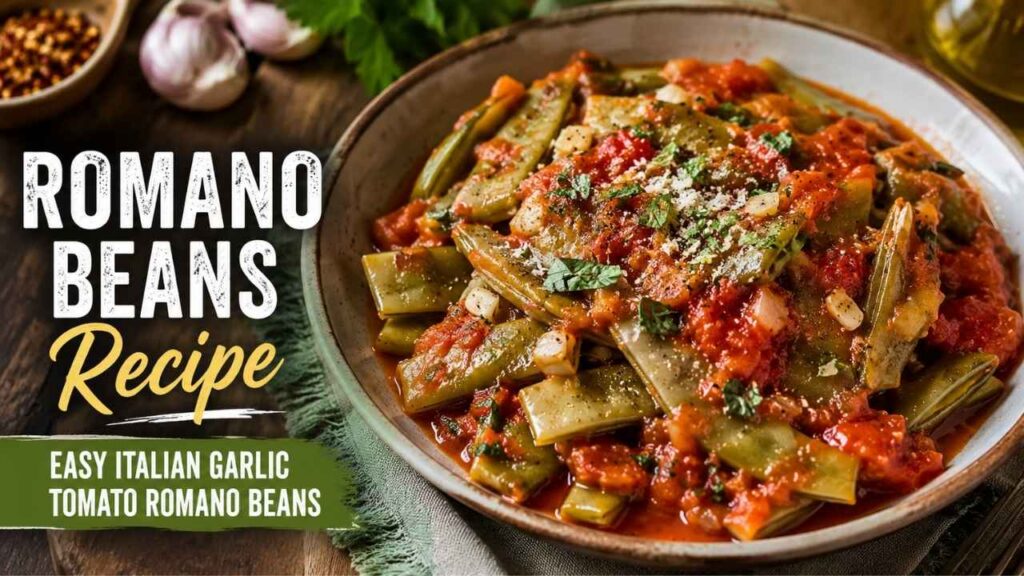 If you want an easy Romano beans recipe that is full of fresh flavor, this recipe is a great place to start.